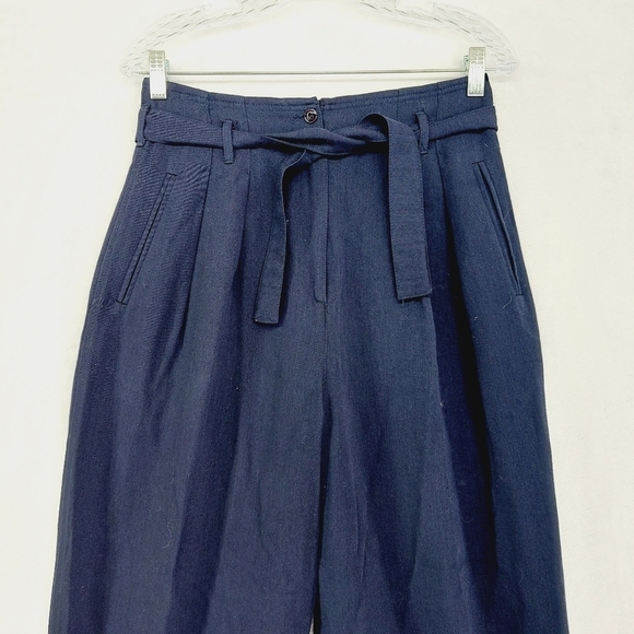 Karen Kane Blue Straight Leg Pants 3454 - Picture 3 of 8